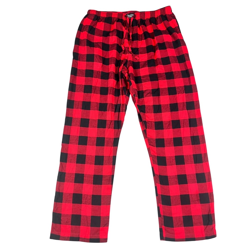 Polo Ralph Lauren Sleepwear Mens XL Red Black Buffalo Plaid Pajama Pants Cotton